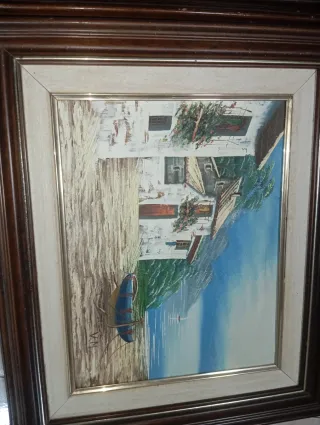 Pinturas de paisajes marinos y rurales