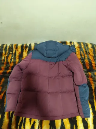 Chaqueta McGregor acolchada azul y burdeos