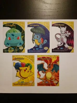 Pokémon Topps 2000 TV clear