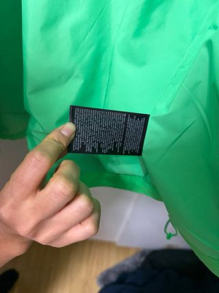 Chaqueta The North Face cortavientos verde Talla L