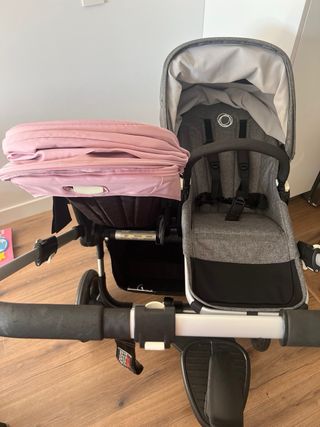 Bugaboo Donkey: Carrito Gemelar con capazo y patín