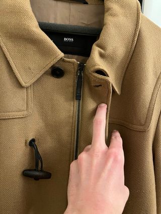 Parka HUGO BOSS marrón claro