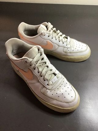 Nike Air Force 1 Bianche Rosa Tg 39