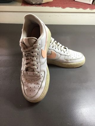 Nike Air Force 1 Bianche Rosa Tg 39
