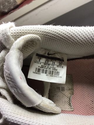 Nike Air Force 1 Bianche Rosa Tg 39