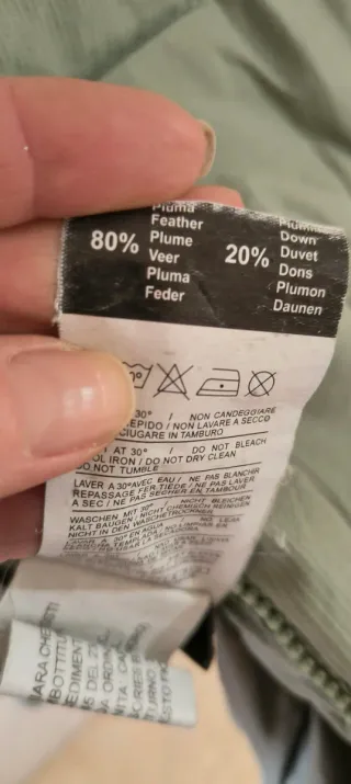 Piumino Fila Uomo Verde Taglia XL