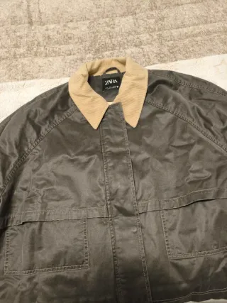 Cazadora Zara Marrón Corduroy