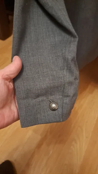 Americana Gap Gris Mujer Elegante