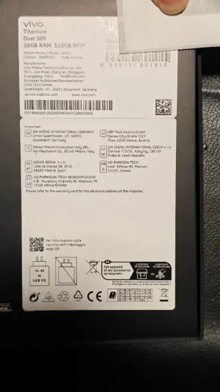 Vivo X200 Pro 5G (global) Plata 128 / 512