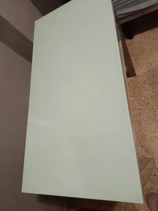 Mesa cocina metal y madera