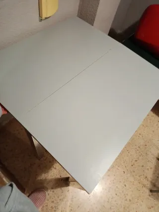 Mesa cocina metal y madera