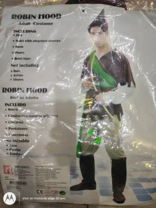 Disfraz Robin Hood Talla Única Adulto