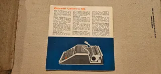 Máquina de escribir Olivetti Lettera DL portátil