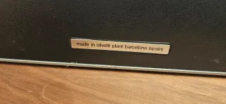 Máquina de escribir Olivetti Lettera DL portátil