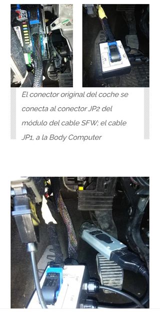 Adaptador diagnosis SGW-04 Cable FCA Jeep Fiat