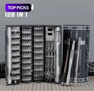 Juego Destornilladores Precisión 128 en 1