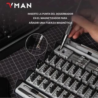 Juego Destornilladores Precisión 128 en 1