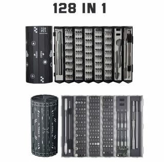 Juego Destornilladores Precisión 128 en 1