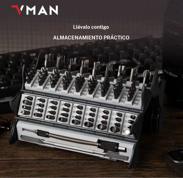 Juego Destornilladores Precisión 128 en 1