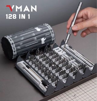 Juego Destornilladores Precisión 128 en 1