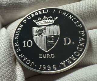 Moneda 10 Euros Plata Aniversario Episcopal