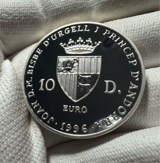 Moneda 10 Euros Plata Aniversario Episcopal