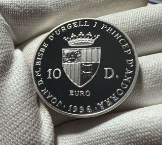 Moneda 10 Euros Plata Aniversario Episcopal