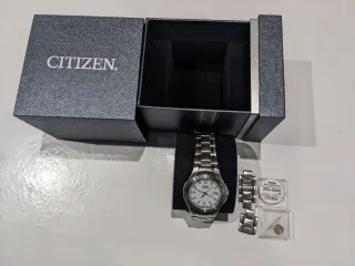 Reloj Citizen Eco-Drive Esfera Blanca