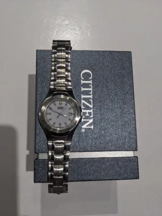 Reloj Citizen Eco-Drive Esfera Blanca