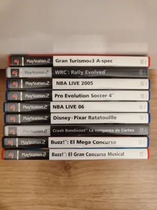 PlayStation 2 Negra + 3 mandos + pulsadores Buzz