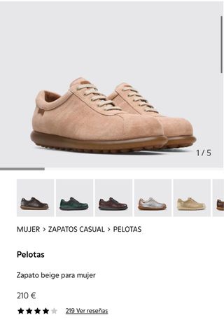 Camper Mujer Pelota Beige