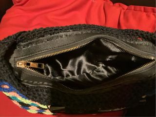 Borsa fatta a mano multicolore