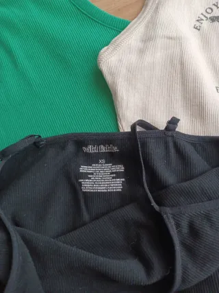 Pack 4 Tops Talla XS. Varias marcas.