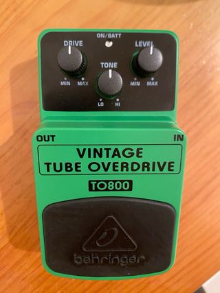 Behringer TO800 Vintage Tube Overdrive Pedal