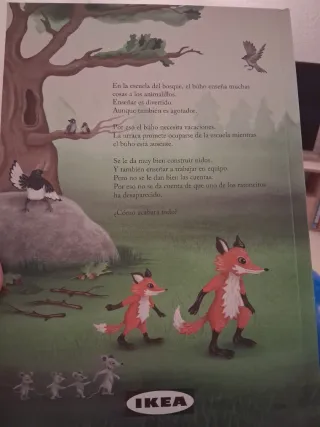 Cuento infantil. El búho se va de vacaciones