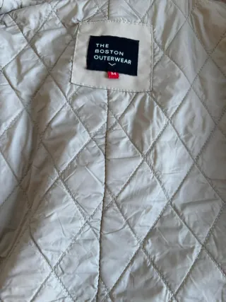 Gabardina caballero forrada beige