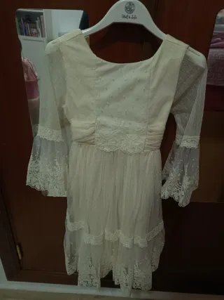 Traje niña Abel & Lula evento blanco