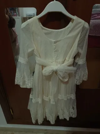 Traje niña Abel & Lula evento blanco