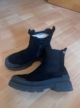 Botines Xti Negros Talla 38