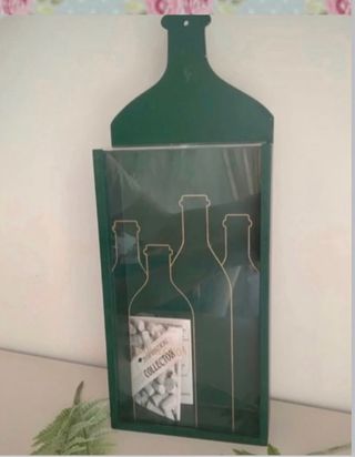 Caja para corchos de vino verde