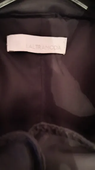 Piumino donna L'altramoda nero taglia L