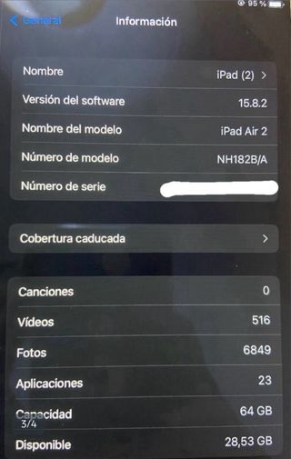 Apple iPad Air 2 Blanco