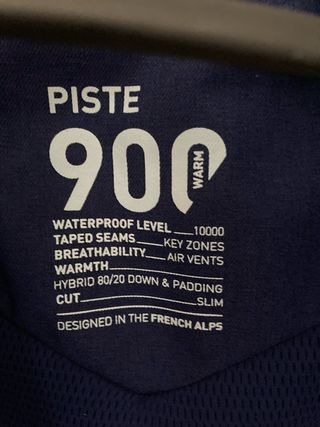 Chaqueta azul Wedze como nueva