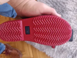 Botas de agua rojas talla 37