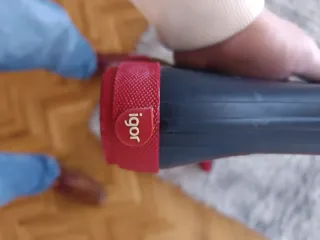 Botas de agua rojas talla 37