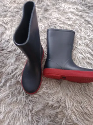 Botas de agua rojas talla 37