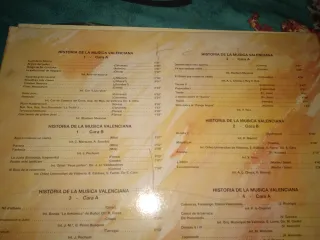 Historia de la musica Valenciana box 4 vinilos