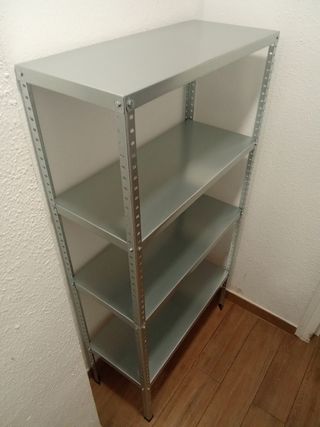 Estantería metálica de 4 baldas
