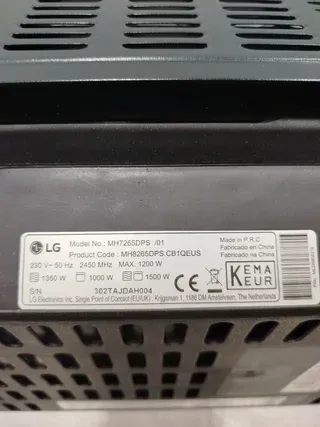 Microondas LG 32L