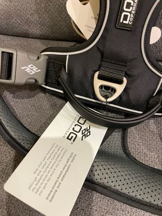 Arnés Dog Copenhagen Negro/Gris Talla L